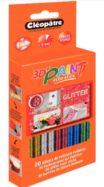 Glitter Klebestick Ø 7mm